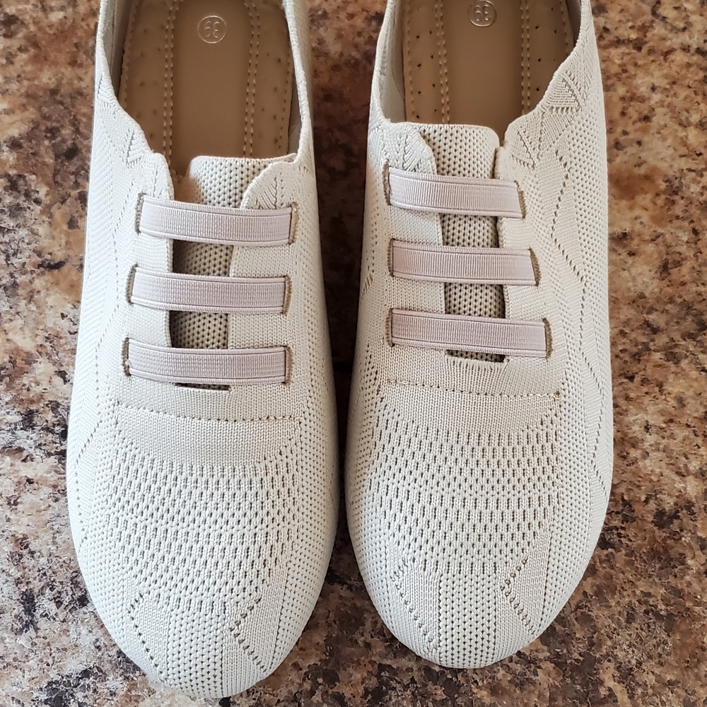 NEW! Hidden Wedge Slip On Sneakers - Picture 2 of 5